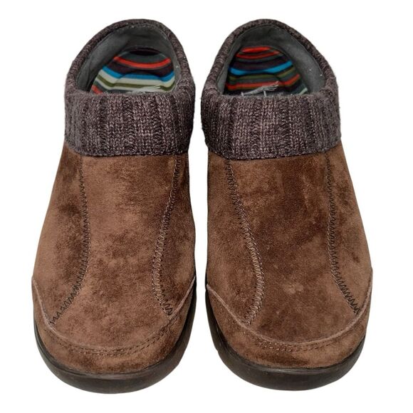 Dansko Eartha Suede Leather Slip‎ On Clog Comfort Shoes Size 37 Brown 6.5-7 - Picture 2 of 11